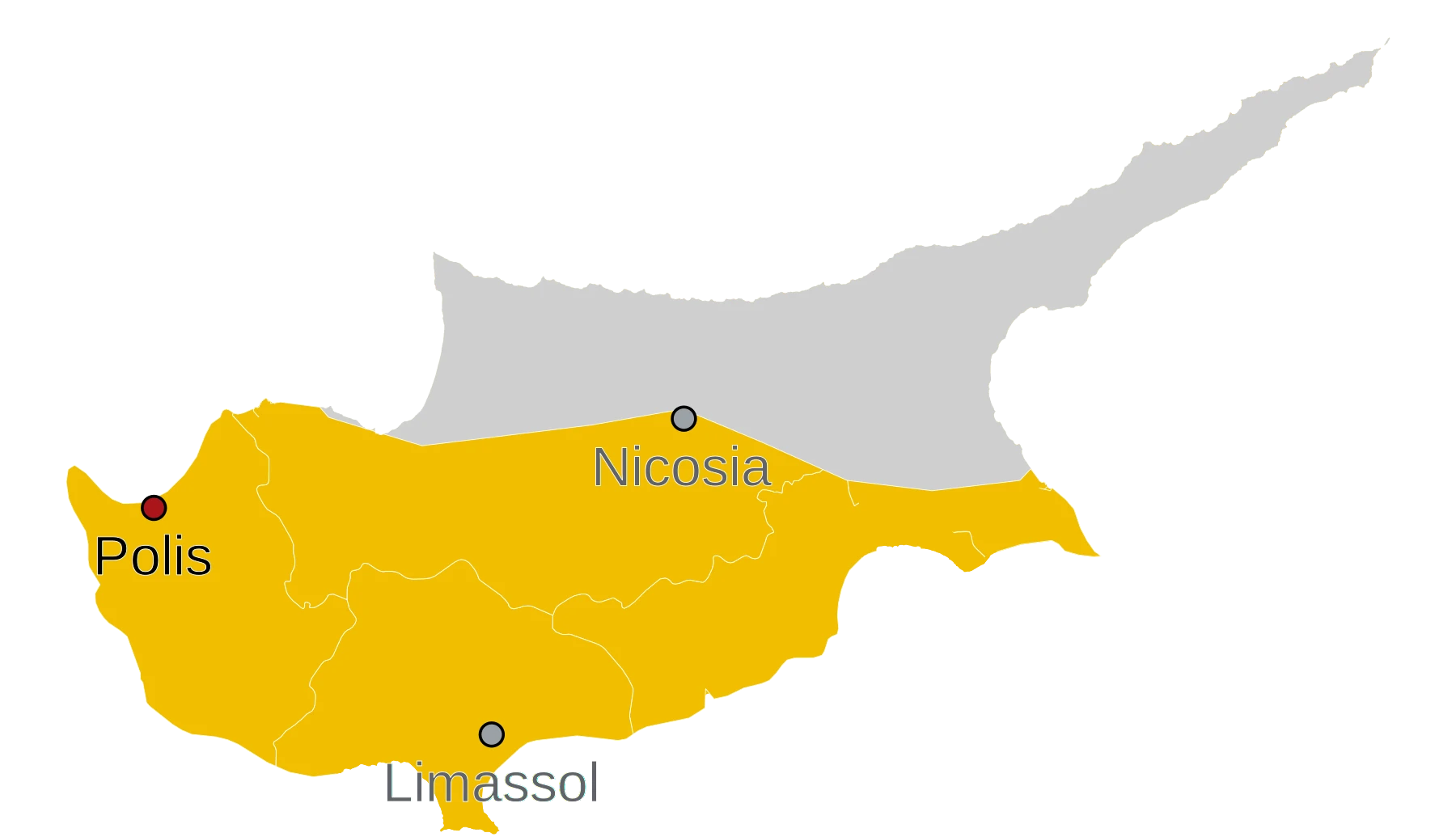 Locatie van Polis op Cyprus Kaart Polis Cyprus - waar ligt Polis